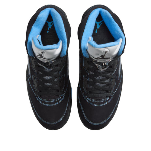 Air Jordan 5 Retro 'Black University Blue' Basketball Sneakers | DD0587-008