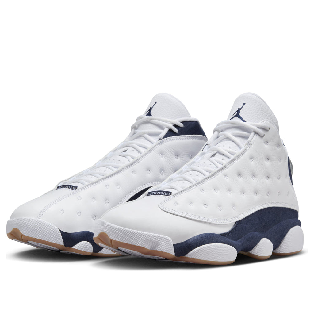 Air Jordan 13 Retro 'Midnight Navy' White Navy Red Basketball Sneakers 414571-140