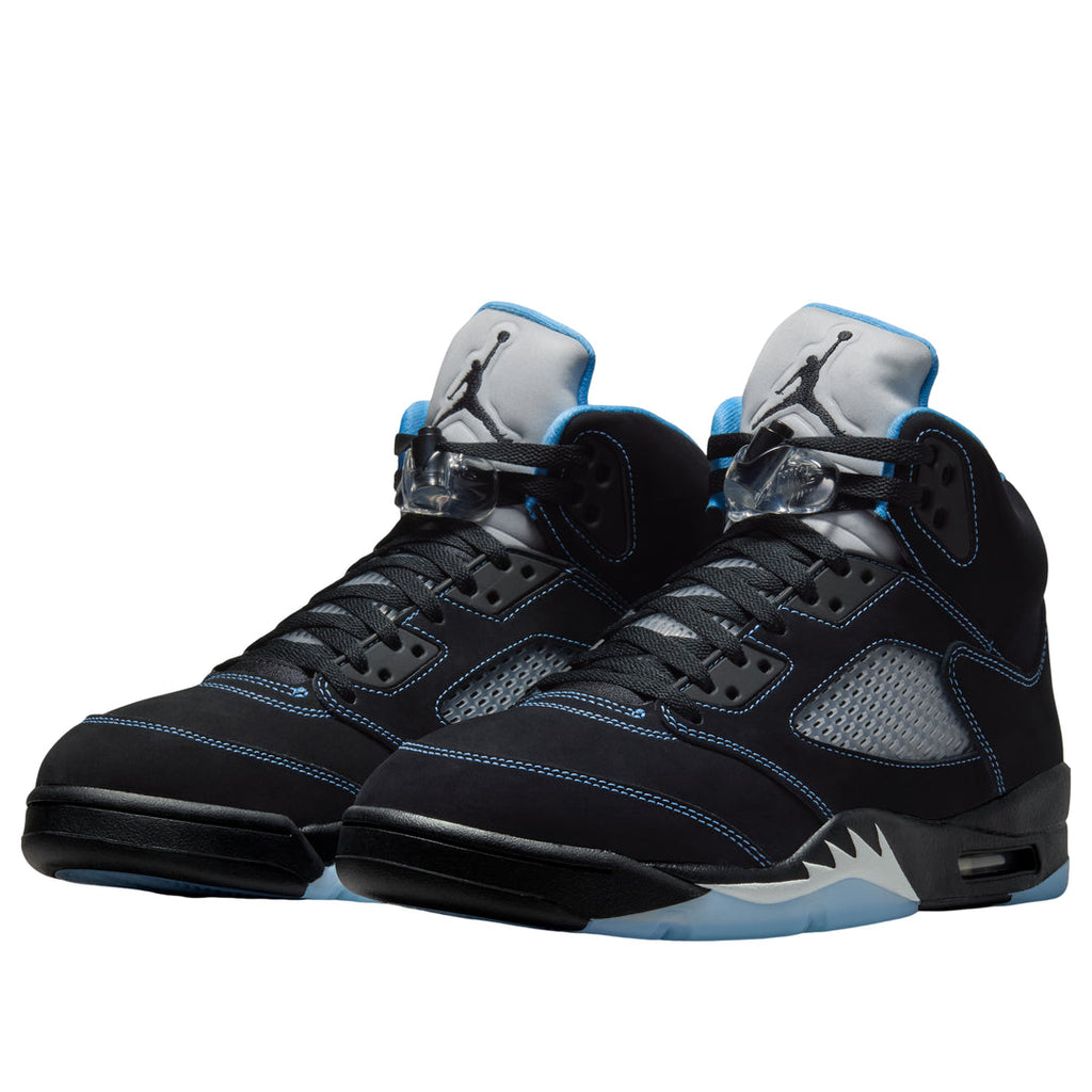 Air Jordan 5 Retro 'Black University Blue' Basketball Sneakers | DD0587-008