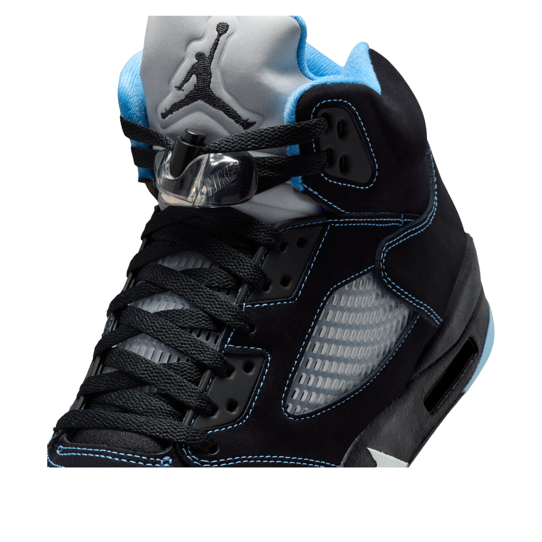 Air Jordan 5 Retro 'Black University Blue' Basketball Sneakers | DD0587-008