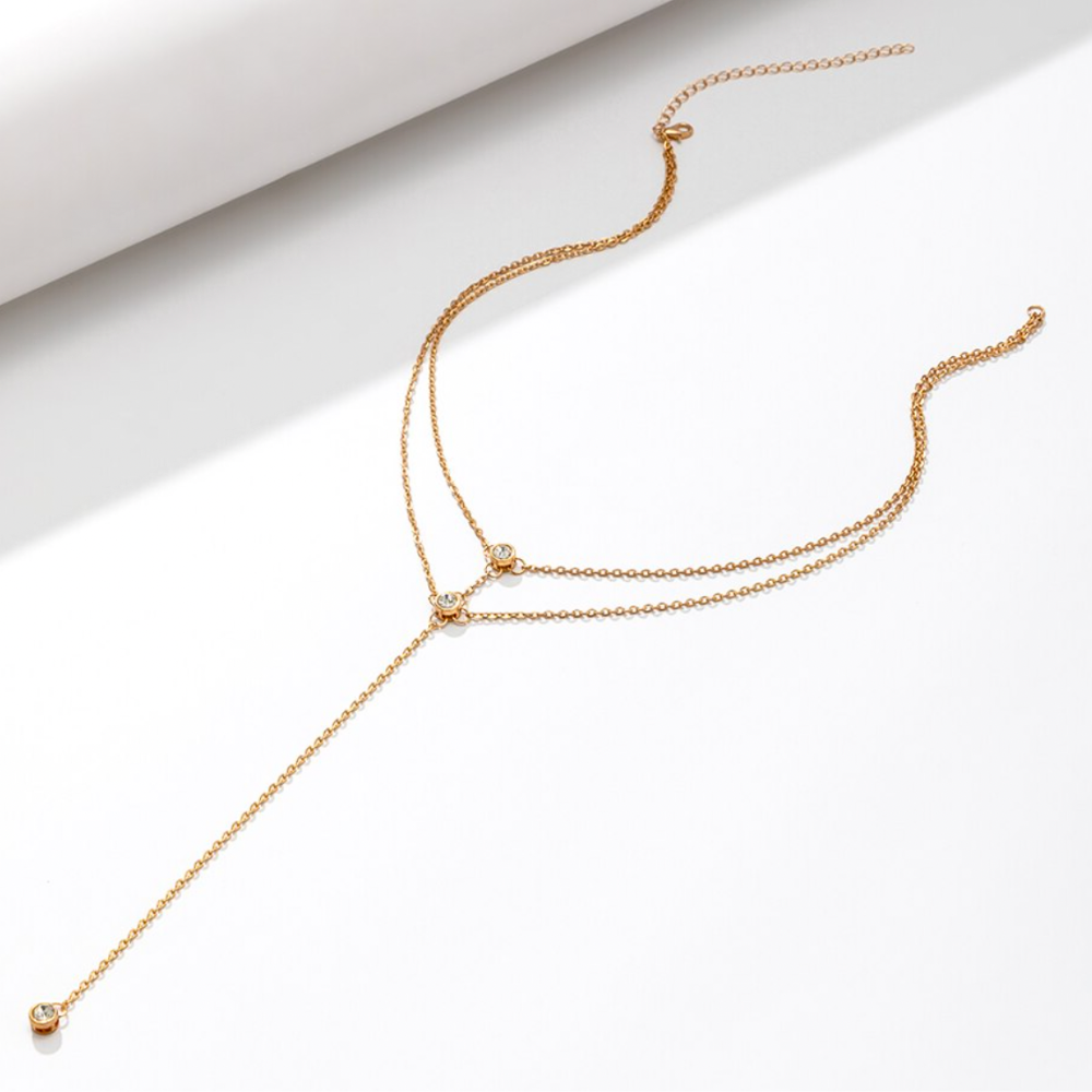 "Double Trouble" Layered Dainty Necklace