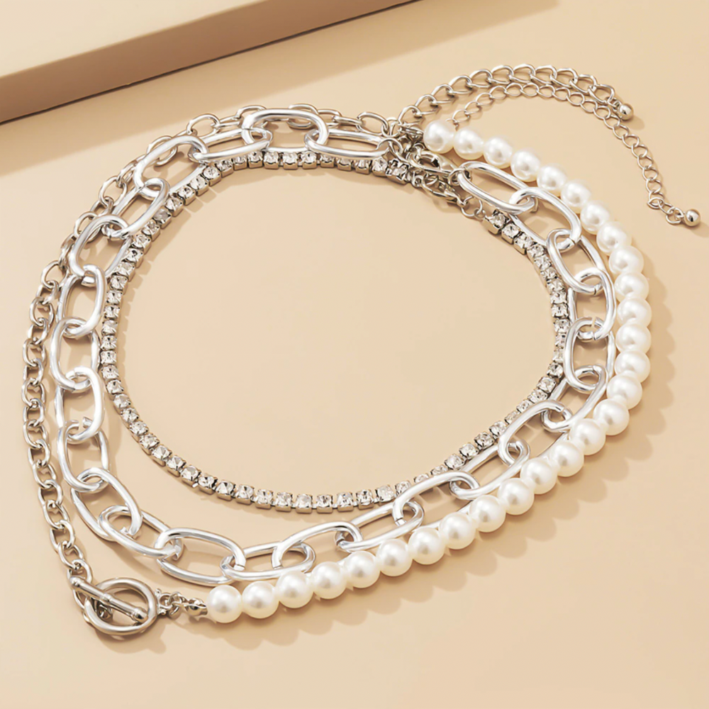Cara Layered Statement Necklace Set