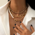 Cara Layered Statement Necklace Set