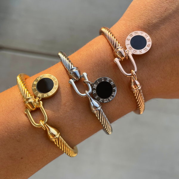 Cassia Cable Bracelet - Stainless Steel