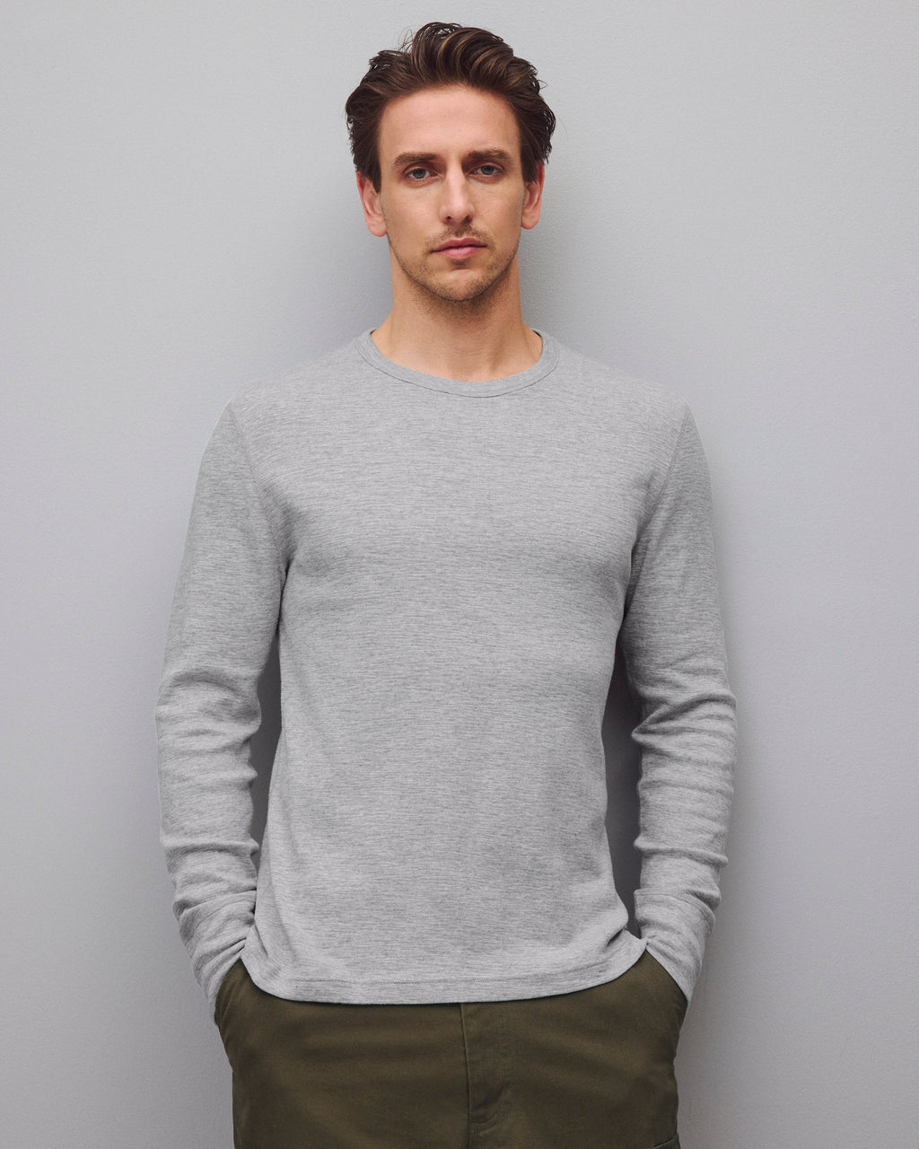 1x1 Slub Slim Long Sleeve