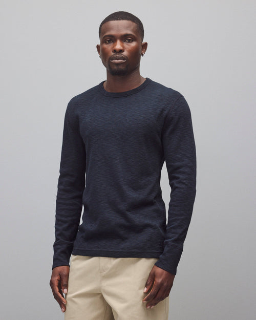 1x1 Slub Slim Long Sleeve