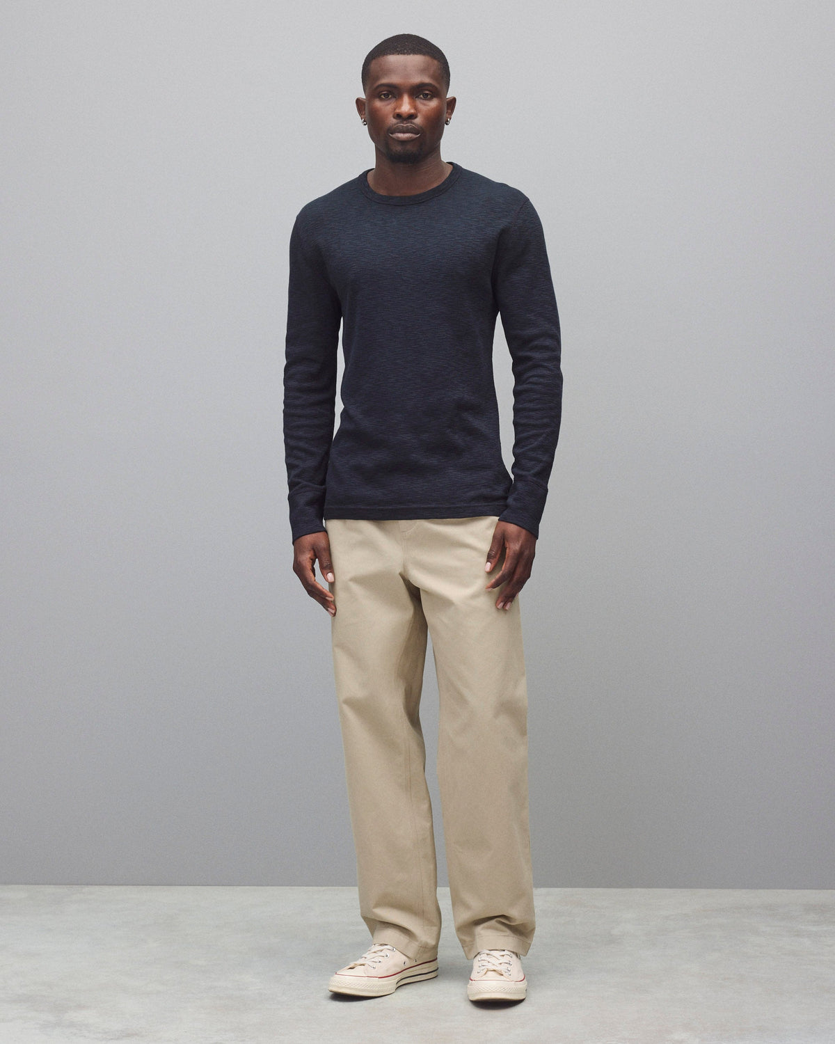 1x1 Slub Slim Long Sleeve