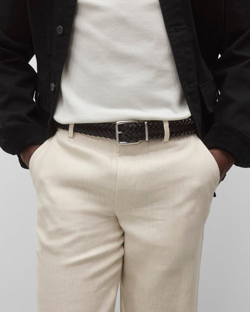 Braided Leather Belt